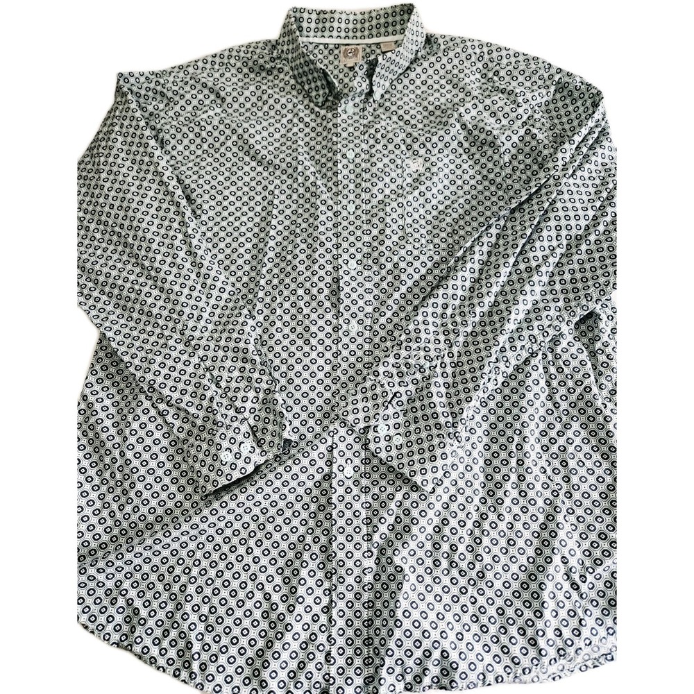 Siza 2XL - Men's Clinch Long Sleeved Button Down Dress Shirt